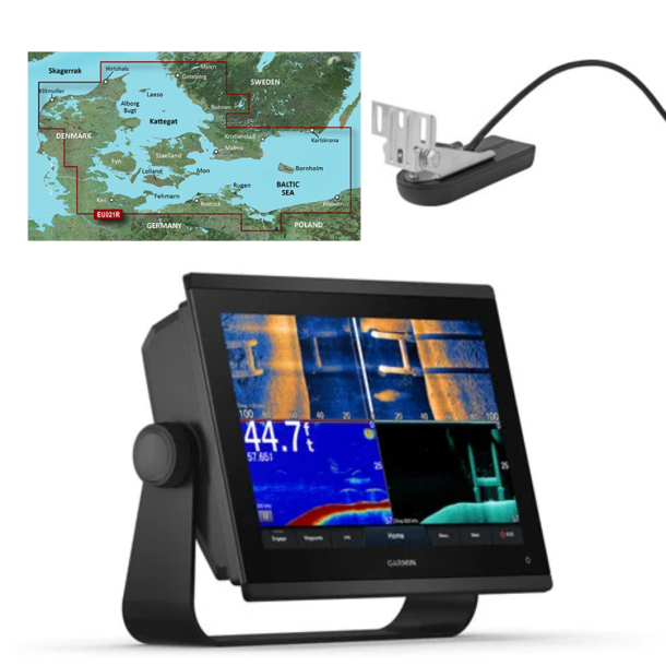 Garmin Transducer pakke 2 (12" kortplotter) Garmin Pakkeløsninger