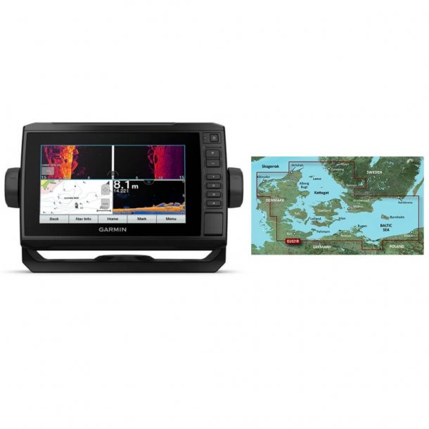 Garmin ECHOMAP UHD 72sv Inkl. søkort - Garmin GPS / Kortplotter - Shipshape.dk – udstyr til din båd