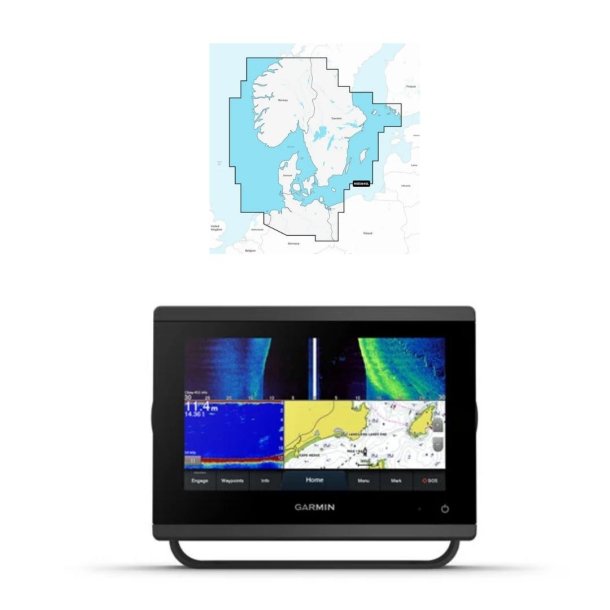 Garmin 723xsv + Søkort Navionics + 645 L Garmin Pakkeløsninger