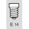 Kutterlampe E14 12v 15W