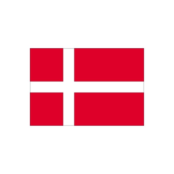 Gsteflag Danmark trykt 30x45cm