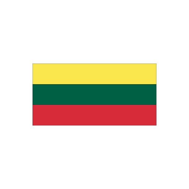 Gsteflag Litaun trykt 30x45cm