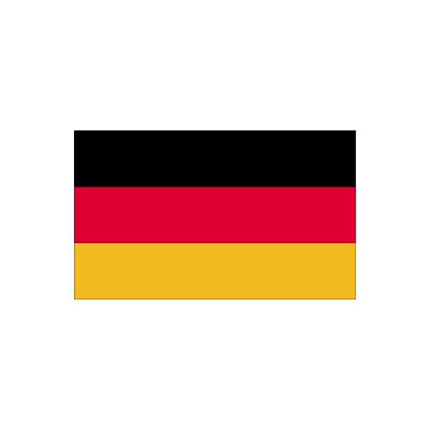 Gsteflag Tyskland trykt 30x45cm