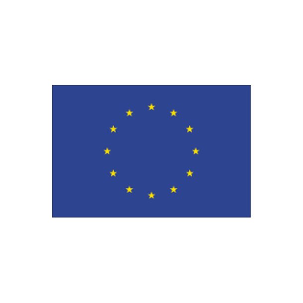 Gsteflag EU trykt 30x45cm