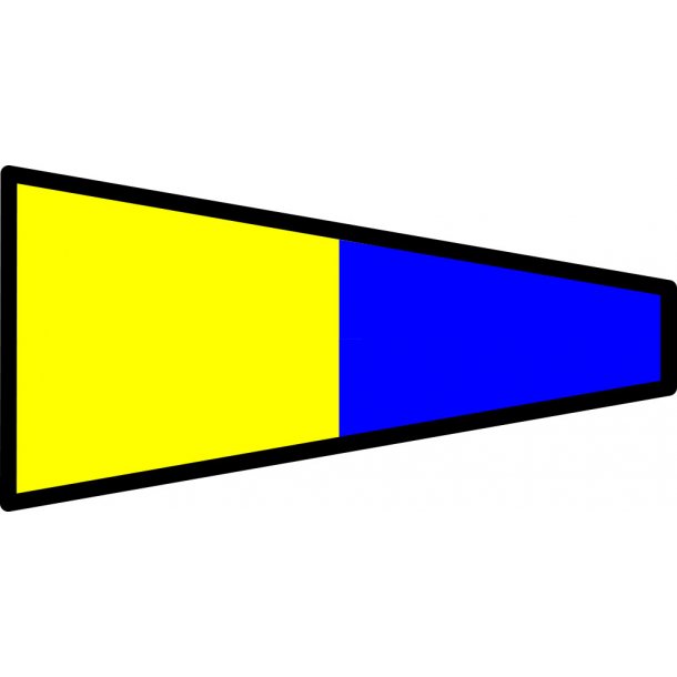 Signalflag vvet 30x45cm 5