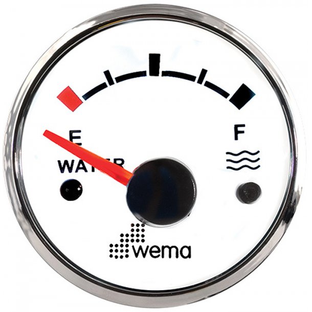 Wema vandtankmler Hvid 0-190 ohm